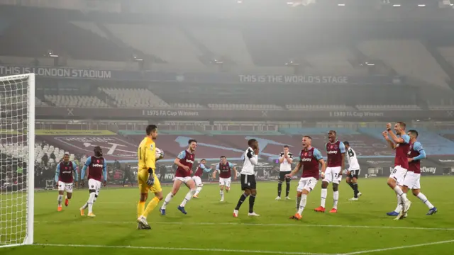 Ademola Lookman penalty at West Ham