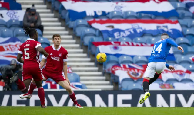 Ryan Kent scores Rangers' opener