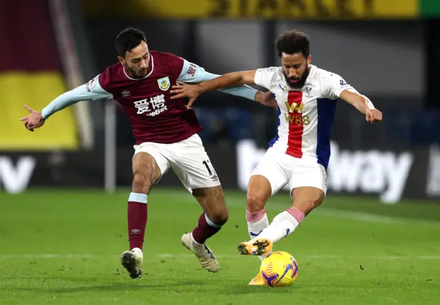 Burnley v Crystal Palace