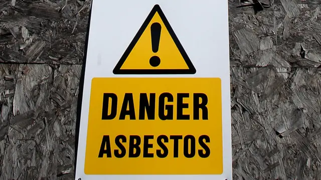 Asbestos sign