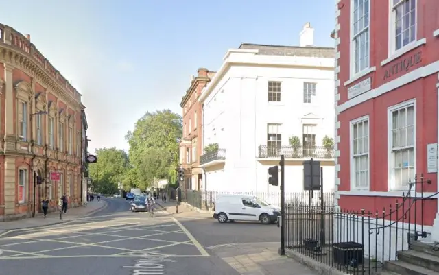 Junction of St Leonard’s Place and Duncombe Place