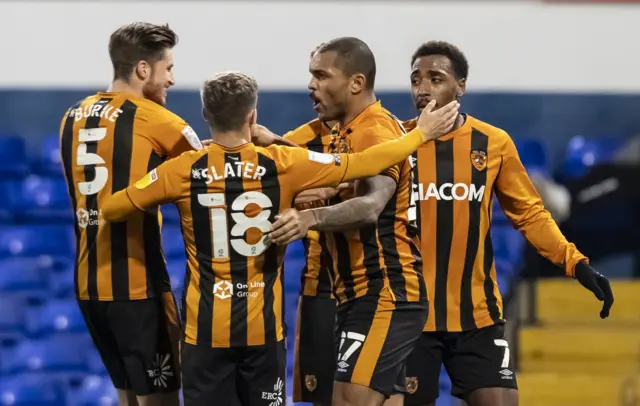 Hull City celebrate