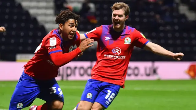 Blackburn celebrate