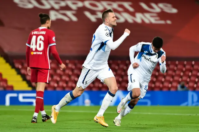 Josep Ilicic scores for Atalanta