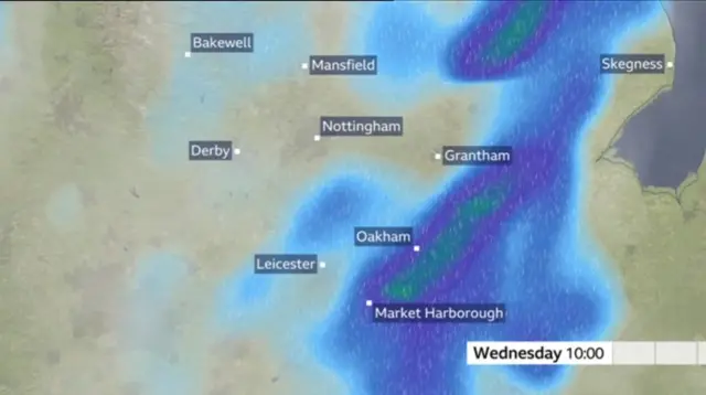 East Midlands weather