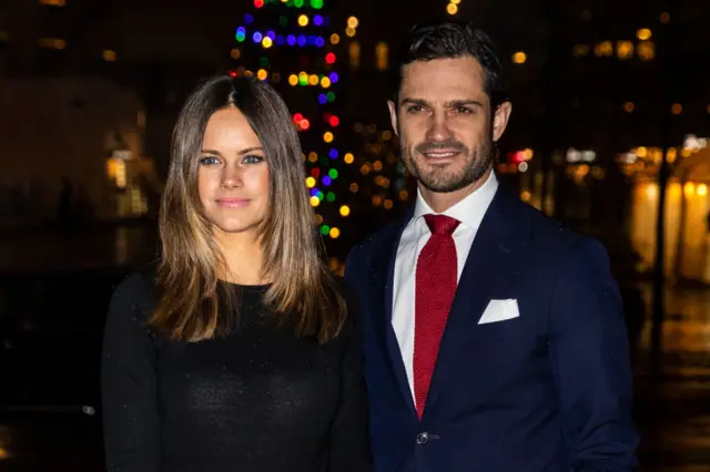 Princess Sofia and Prince Carl Philip, of Sweden