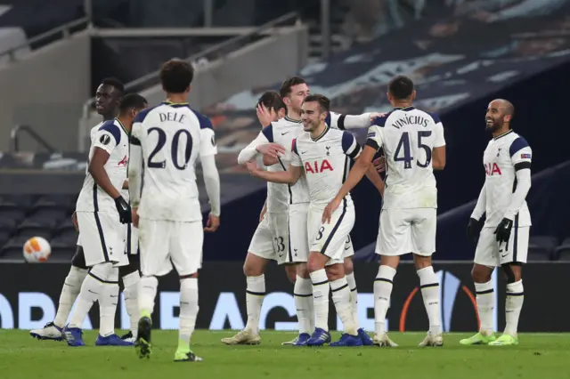 Tottenham's Harry Winks scores