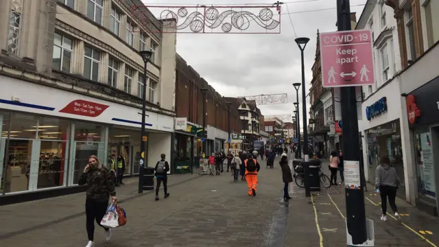 St Peter's Street in Derby