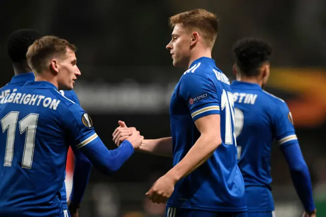 Leicester's Harvey Barnes