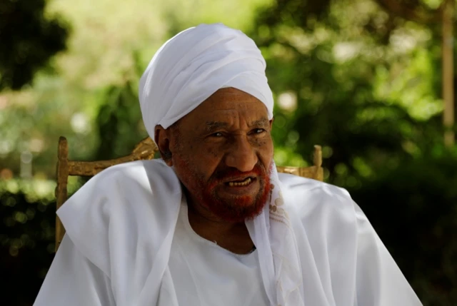 Sudan's former Prime Minister Sadiq al-Mahdi