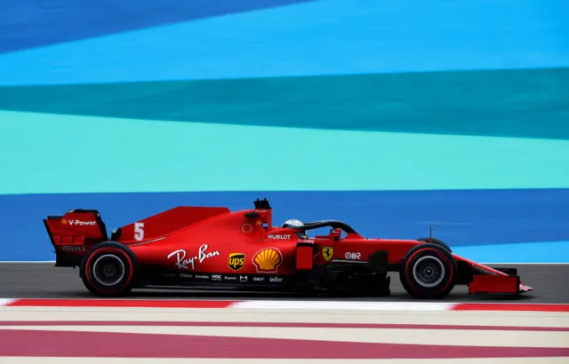 vettel in Bahrain