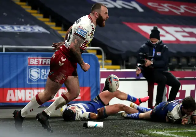 Jake Bibby celebrates