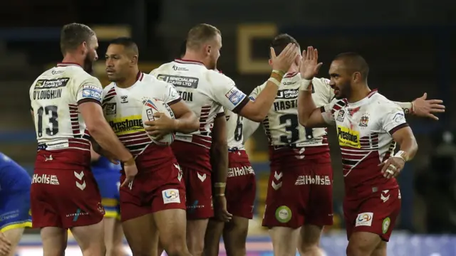 Wigan celebrate