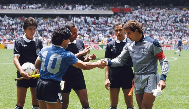 Maradona and Shilton