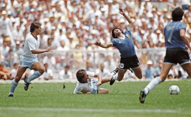 Fenwick tackles Maradona