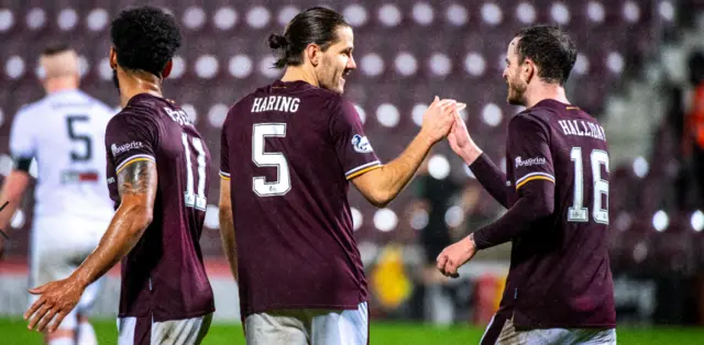 Andy Halliday (right) was on target against Alloa during the week