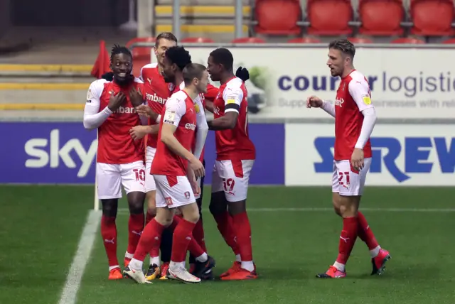 Rotherham celebrate