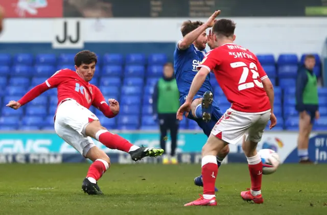 Albie Morgan scores for Charlton