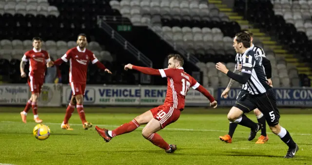 Niall McGinn draws Aberdeen level