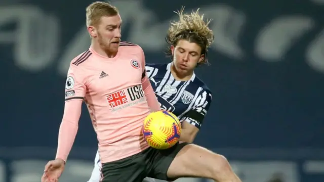 Oliver McBurnie, Conor Gallagher, West Bromwich Albion, Sheffield United