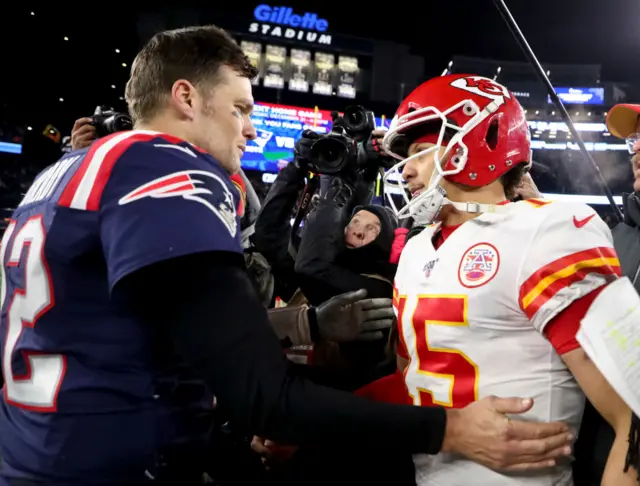 Tom Brady and Patrick Mahomes.