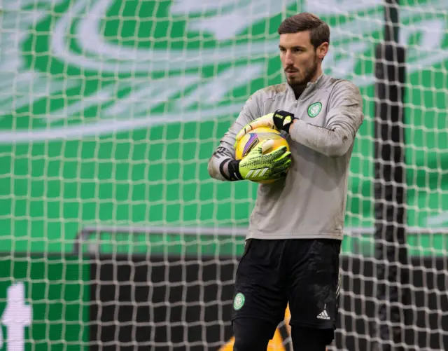 Celtic goalkeeper Vasilas Barkas