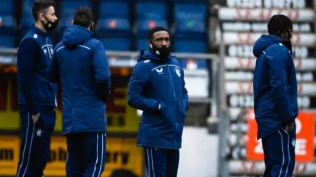 Jermain Defoe at Falkirk Stadium