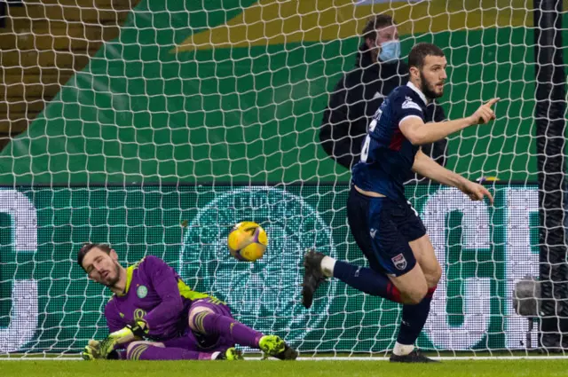 Alex Iacovitti scores Ross County's second goal