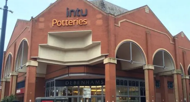 Potteries shopping centre