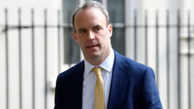 UK Foreign Secretary Dominic Raab