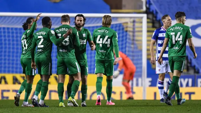 Preston celebrate at Reading