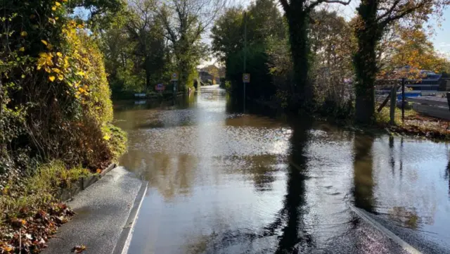 Flooded B1222