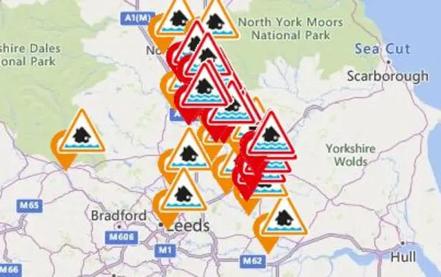 Flood map