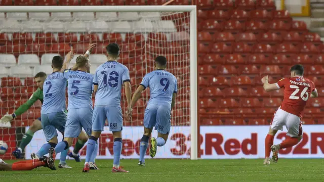 Scott McKenna scores for Forest