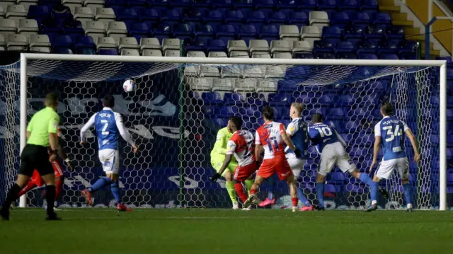 Fred Onyedinma scores for Wycombe