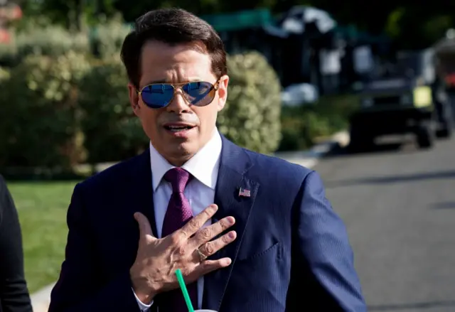 Former White House Communications Director Anthony Scaramucci - he was fired after 10 days in office