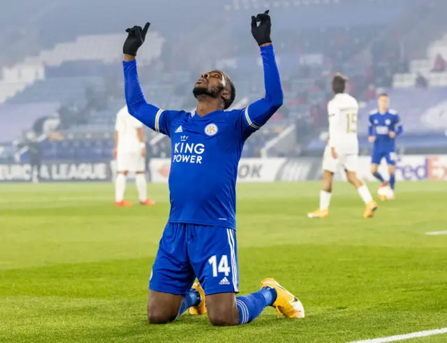 Leicester celebrate