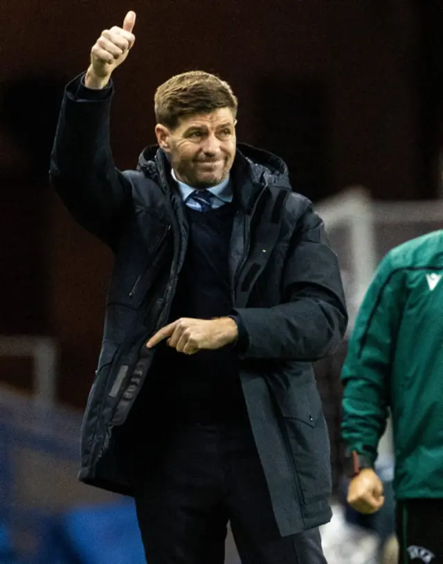 Rangers manager Steven Gerrard