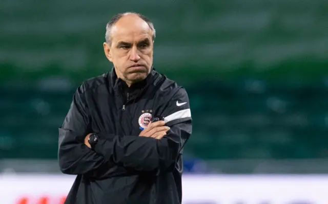 Sparta Prague head coach Vaclav Kotal