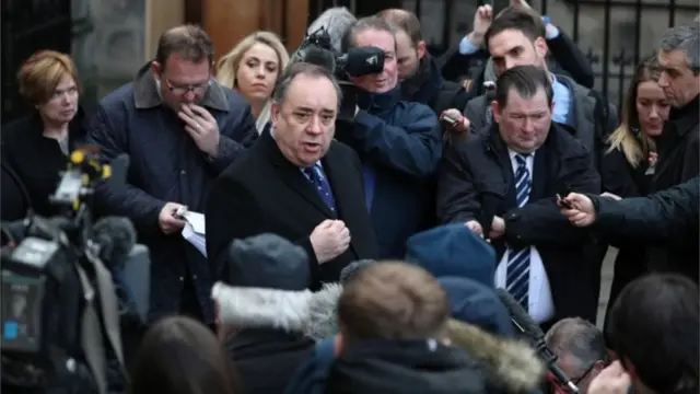 Mr Salmond successfully challenged the internal investigation of two harassment complaints