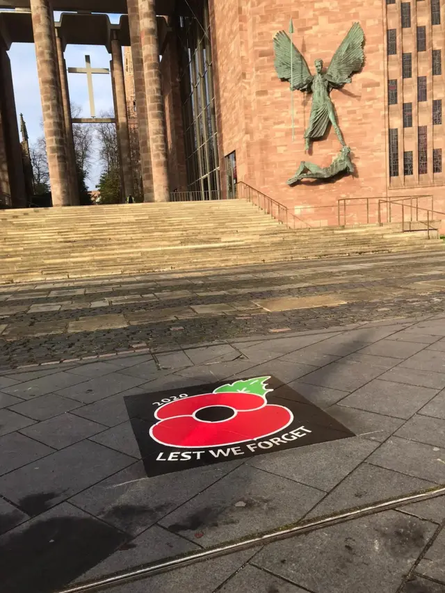 One of the poppies in Coventry