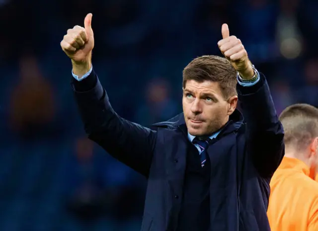 Rangers manager Steven Gerrard