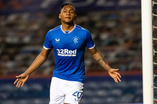 Rangers striker Alfredo Morelos