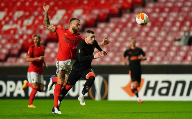 Nicolas Otamendi fouls Ryan Kent