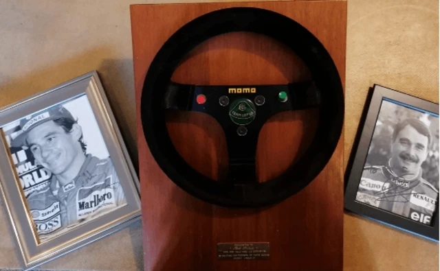 The steering wheel