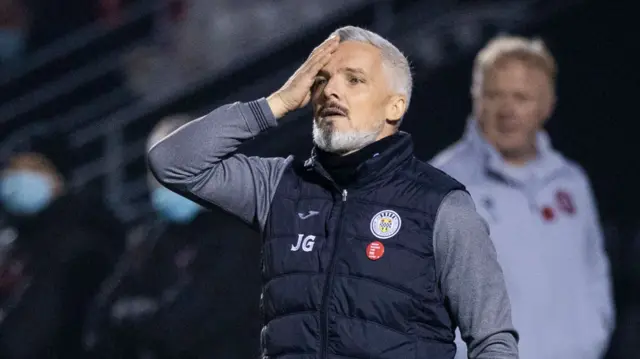 St Mirren manager Jim Goodwin