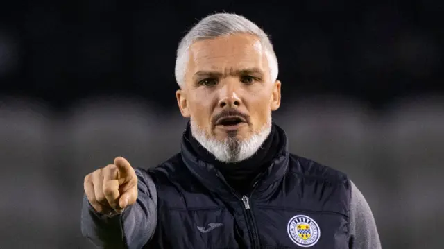 St Mirren manager Jim Goodwin