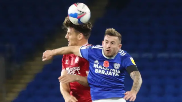 Chris Martin's first league for Bristol City gave them victory at Cardiff