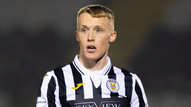 Jake Doyle-Hayes is one of two debutants tonight for St Mirren