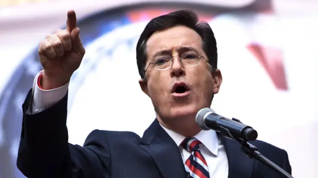 Comedian Stephen Colbert in Charleston, South Carolina